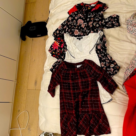 8 dress 4t, 1 peacoat and 1 raincoat) 2 wide legged pants… 1 skirt - Picture 3 of 3